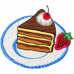 Foods And Sweets Embroidery Design 10